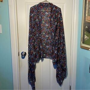 Floral Old Navy Scarf Shawl 2 in 1